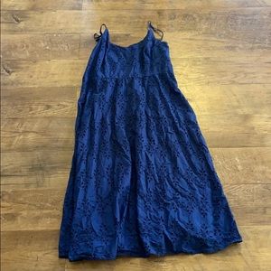 Eyelet dress large old navy